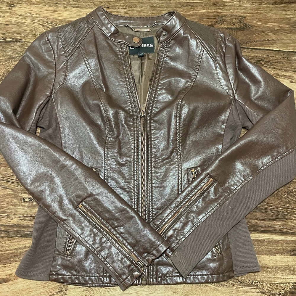 Express Faux Leather Jacket